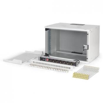 Set Rete Digitus 19 7U (SOHO PRO) con Armadio Rack Grigio