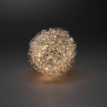Konstsmide 25cm LED Decorative Light Ball, 80 Warm White LEDs