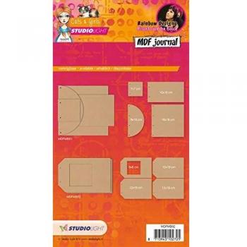 Cats & Girls Studio Light Mixed Media Rainbow Mdf Design Journal