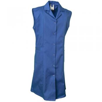 Planam Damen-Mantel kornblau ohne Arm Größe 40