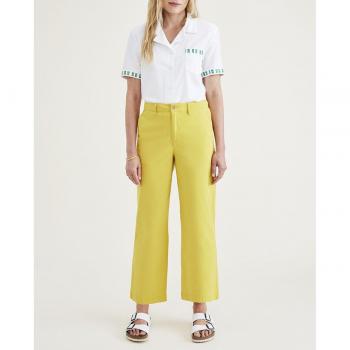 Dockers Female Wabi Lemon Curry High Waist Trousers, 25
