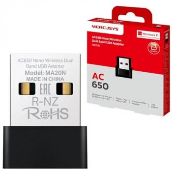 Mercusys AC650 Nano Wireless Interface
