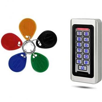 Controllo di Accesso per Porte con Tastiera Numerica e RFID 125KHz, Argento