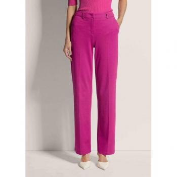 Palazzo-Weite-Hose MADELEINE: Bügelfalte, Magenta, 44 cm