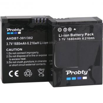 AHDBT-301 Dual Charger and Battery for GoPro Hero3/3+