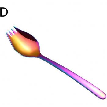 Colorful Dinnerware Salad Spoon and Fork R9B1