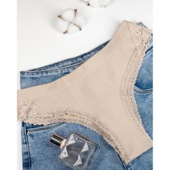 Braguita ISSA Plus rosa detalle calado L/XL