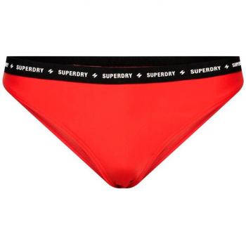 Superdry Rosso Slip Bikinì Micro S