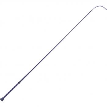 Black MacTack Dressage Whip, Rubber grip, 99 cm