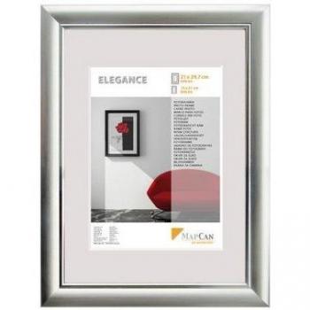 Kunststoff-Bilderrahmen ELEGANCE silber