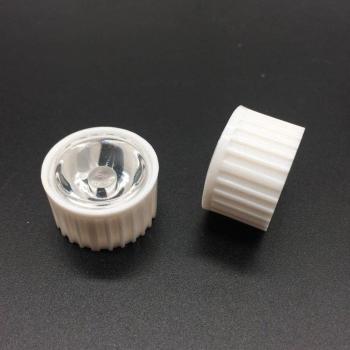 Lentilles LED 10 pièces avec support blanc pour lampes haute puissance 1W 3W 5W