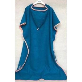 Poncho de bain robuste, 110 cm par 85 cm, coton à capuche