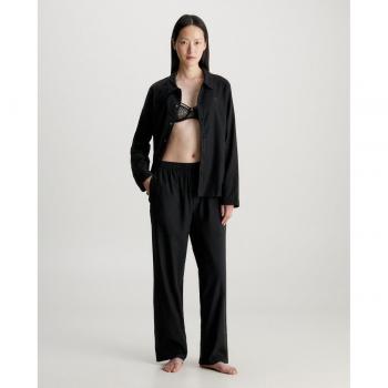 Calvin Klein Pyjama Set Damen Schwarz Baumwolle M