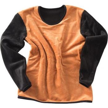 Women's Plus Size Long Sleeve Velvet Thermal Underwear Set