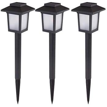 Lumières Extérieures Solaire 3x Rétro Noir