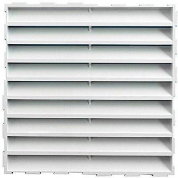First Plast Grille PVC 150mm × 150mm Blanc – Moustiquaire intégrée