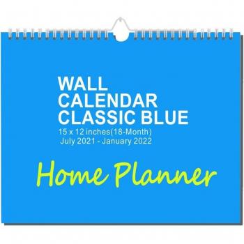 Wandkalender mit To-Do-Liste Juli-Dezember 2022 und Julianischem Datumsblock