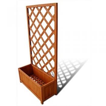 Wooden Trellis Planter 2' 4 x 11.8 x 4' 5
