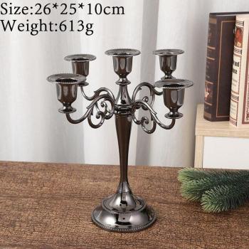 Candle Holder with 3-5 Arms for Crafts and Weddings