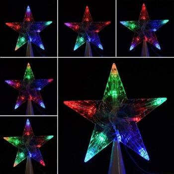 Multi-Color Star Lamp for Christmas Tree Topper 100-240V TN88