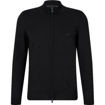 BOSS Strickjacke Regular Fit Schwarz XL