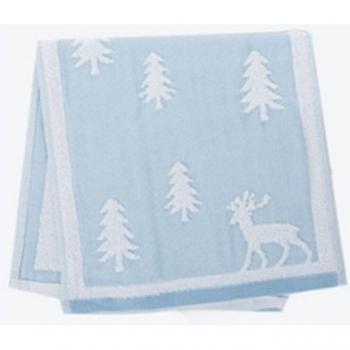 Elk Pattern Kids Quick Dry Cotton Towel