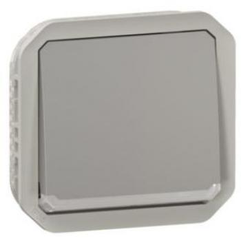 Pulsante Commutatore Grigio Plexo