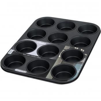 Carbon I‑Bake 12‑Cup Muffin Pan, Non‑Stick,