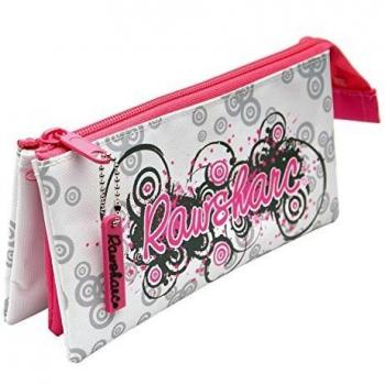 Pink Helix Zip Pencil Case