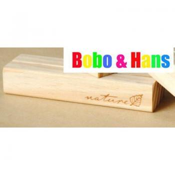 Clip de Notas Retro Madera Blanca