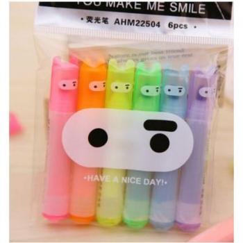 M&G 22504 Neon Markers, 6 Color Set