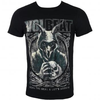 T-Shirt Volbeat Chevre avec Crâne Noir – Taille S