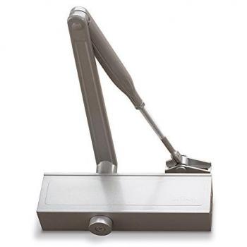 Briton 1110 Adjustable Overhead Door Closer Size 2-4 Silver