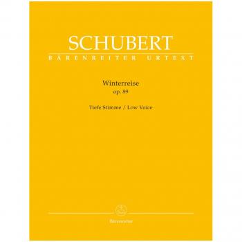 Winterreise op. 89: Tiefe Stimme. Vorwort von Walther Dürr über Entstehungsgeschichte und Quellenlage. Auf Grundlage der praktischen Gesamtausgabe sämtlicher Schuber-Lieder, Band 3
