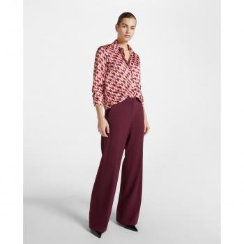 Camisa Elena Miró con Estampado Femenino