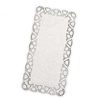 Demmler Tortenspitzen 20x40cm, 6 Stück, weiß