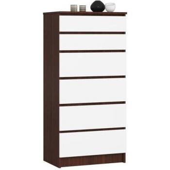 Commode moderne AKORD 60 cm 6 tiroirs