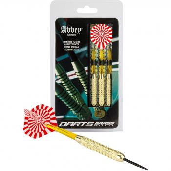 Abbey Dart Unisex 52BU Red/White Brass Darts, Size 38