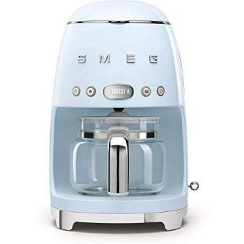 Smeg 10-Cup Coffee Maker in Pastel Blue