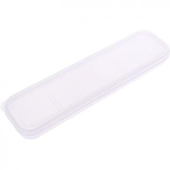 Boîte de rangement pour vaisselle en plastique transparent