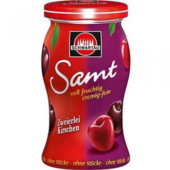 Schwartau Samt Zweierlei Kirschen Aufstrich – 270 g