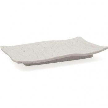 Plato Llano Bidasoa Ikonic Rectangular Gris Plástico 20,7 x 13 x 2 cm Pack 12x