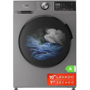 Lavadora Secadora EVVO Nova 10/7X Clase A con Tambor ePROTECT