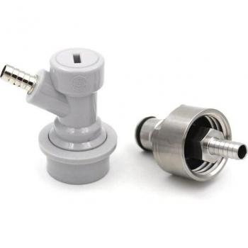 Tapón de carbonatación para homebrew, púa de 5/16 y desconector de bloqueo