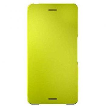 Funda Scr54 Amarilla – Cierre Tipo Flip para Sony Xperia X