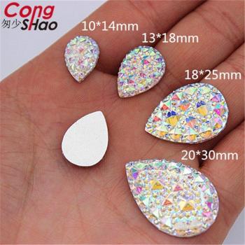 Apliques de Cristales y Piedras Cong Shao AB Claro