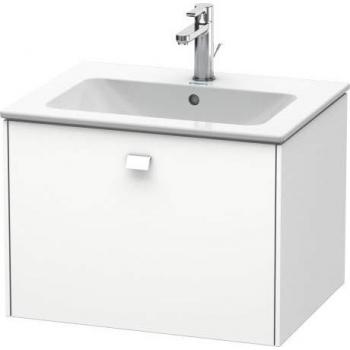 Mueble Bajo Lavabo Duravit Brioso – 442x620x479 mm, Color Nogal Oscuro, Tirador Cromado