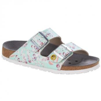 Sandali da lavoro Birkenstock Arizona Menta Fiore ESD (43)