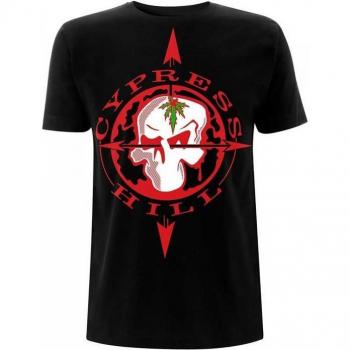 Cypress Hill Totenkopf Shirt für Erwachsene – XL, Schwarz