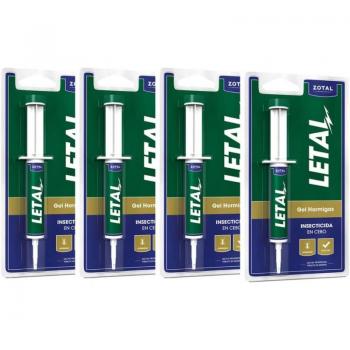 Cebo Insecticida LETAL TRX ZOTAL, 4 unidades, 40 gr